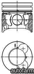 Piston PEUGEOT 308 4A 4C KOLBENSCHMIDT 99700600