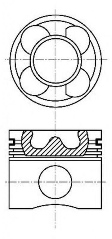 Piston PEUGEOT EXPERT 224 NRAL 8711470810