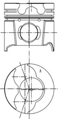Piston RENAULT GRAND SCENIC II (JM0/1_), Dubita, 0