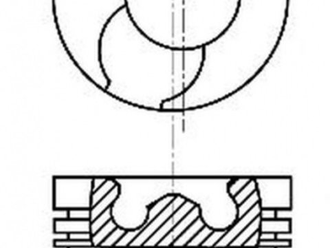 Piston RENAULT GRAND Scenic II JM0 1 NRAL 8742230000 PieseDeTop