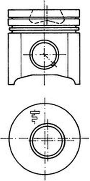 Piston RENAULT MASTER II caroserie FD KOLBENSCHMIDT 94701630