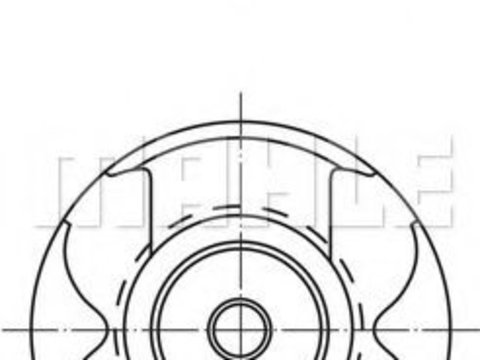 Piston RENAULT MASTER II platou / sasiu (ED/HD/UD) (1998 - 2016) MAHLE ORIGINAL 022 26 01