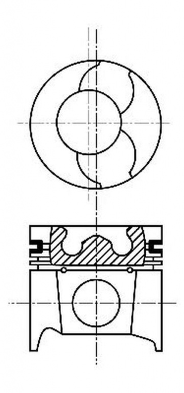 Piston RENAULT TRAFIC II caroserie FL NRAL 8710150700