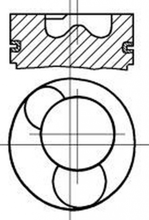 Piston RENAULT TRUCKS Premium NURAL 8733750010