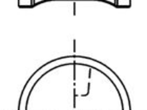 Piston RENAULT TWINGO I (C06) (1993 - 2012) KOLBENSCHMIDT 40219600 piesa NOUA