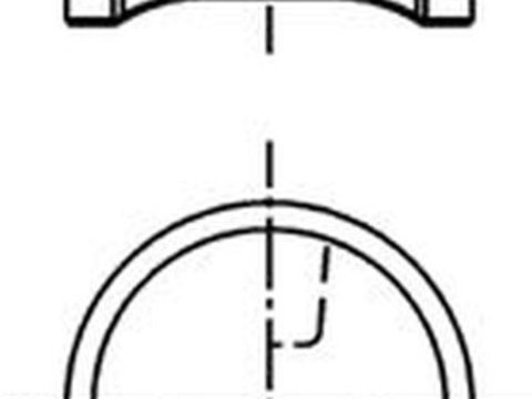 Piston RENAULT TWINGO I C06 KOLBENSCHMIDT 40219610