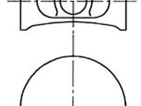 Piston RENAULT TWINGO I C06 KOLBENSCHMIDT 99646600