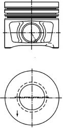 Piston SEAT TOLEDO III (5P2) (2004 - 2009) KOLBENS