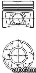 Piston SKODA OCTAVIA Combi 1Z5 KOLBENSCHMIDT 40356600