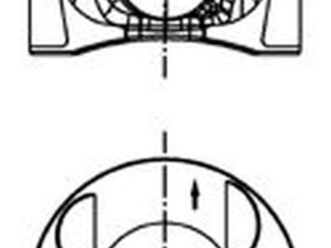 Piston SMART FORFOUR 454 KOLBENSCHMIDT 99941630