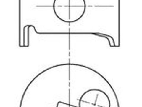 Piston TOYOTA LAND CRUISER PZJ7 KZJ7 HZJ7 BJ7 LJ7 RJ7 KOLBENSCHMIDT 94758620