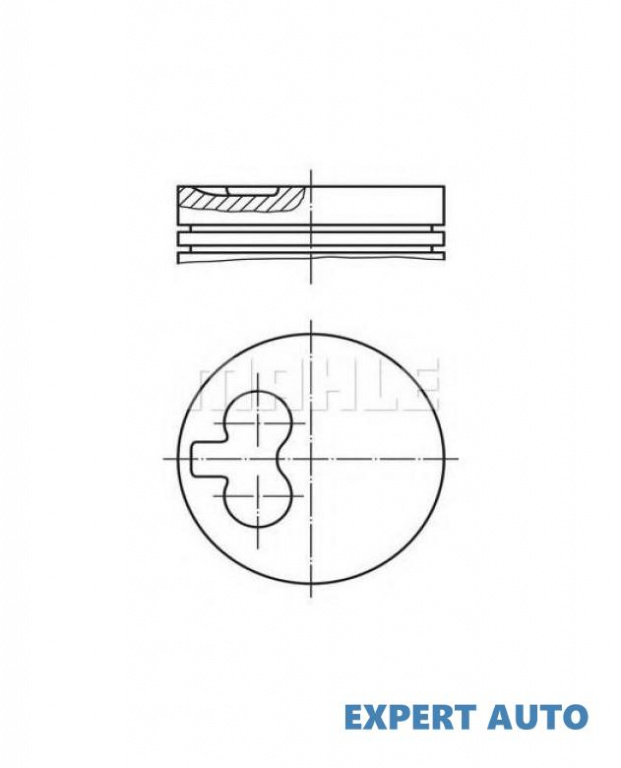 Piston Volkswagen VW TRANSPORTER Mk IV platou / sasiu (70XD) 1990-2003 #2 028107065CF