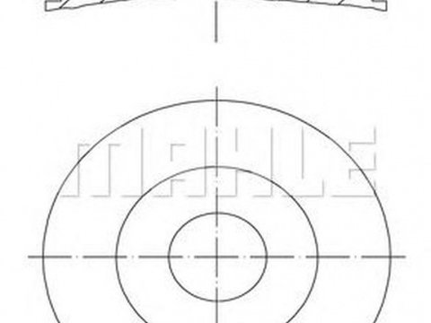 Piston VOLVO C30 MAHLE ORIGINAL 039PI00113000