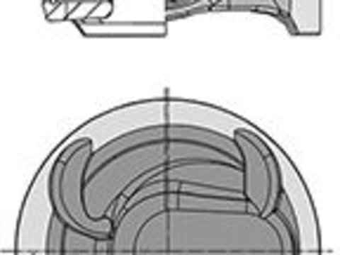 Piston VOLVO V60 (2010 - 2016) KOLBENSCHMIDT 40315600 piesa NOUA