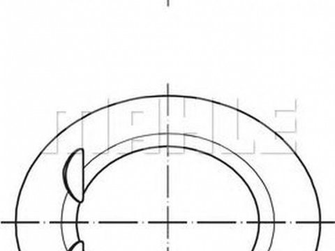 Piston VOLVO V60 MAHLE ORIGINAL 037PI00113000