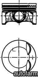 Piston VW BEETLE 5C1 KOLBENSCHMIDT 40247600