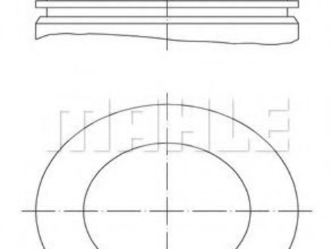 Piston VW CADDY IV combi (Saab, SAJ) (2015 - 2020) MAHLE ORIGINAL 028 PI 00116 000