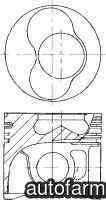 Piston VW GOLF IV 1J1 NÜRAL 87-114900-65