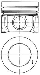 Piston VW POLO (6R, 6C) (2009 - 2016) KOLBENSCHMIDT 41095600 piesa NOUA