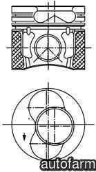 Piston VW SHARAN (7M8, 7M9, 7M6) KOLBENSCHMIDT 998