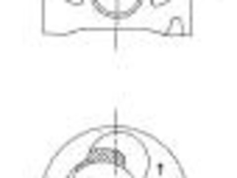 Piston VW TRANSPORTER / CARAVELLE Mk IV bus (70XB, 70XC, 7DB, 7DW), VW TRANSPORTER Mk IV caroserie (70XA), VW TRANSPORTER Mk IV platou / sasiu (70XD)