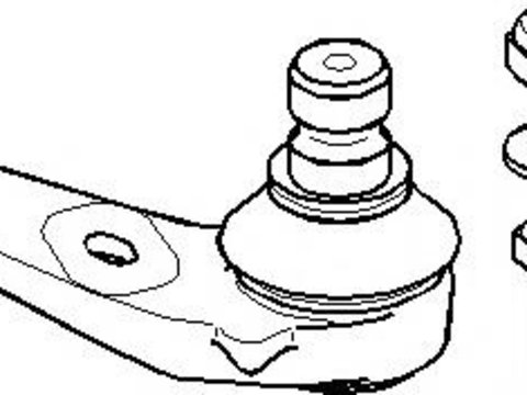 Pivot AUDI 4000 (89, 89Q, 8A, B3) - TOPRAN 104 313