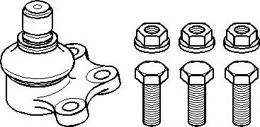 Pivot Citroen C3 I (FC_), Citroen C3 Pluriel (HB_), Citroen C3 Picasso - TOPRAN 721 849