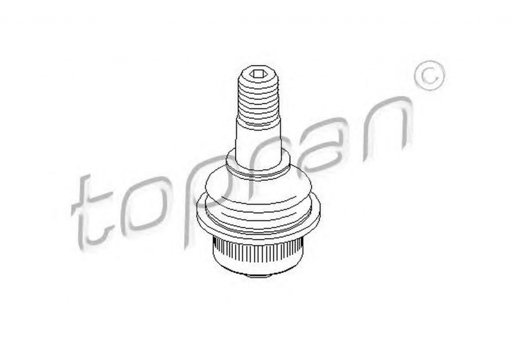 Pivot MERCEDES-BENZ SPRINTER 3 5-t platou sasiu 906 TOPRAN 113377
