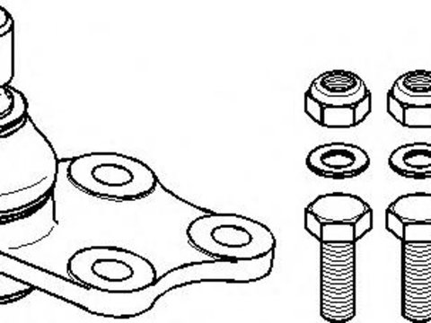 Pivot MERCEDES-BENZ VIANO (W639), MERCEDES-BENZ VITO bus (W639), MERCEDES-BENZ VITO / MIXTO caroserie (W639) - TOPRAN 407 810