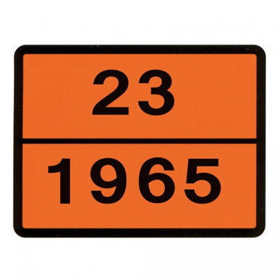 PLACA ADR 23-1965 30X40 CM LPG HICO IS-64795