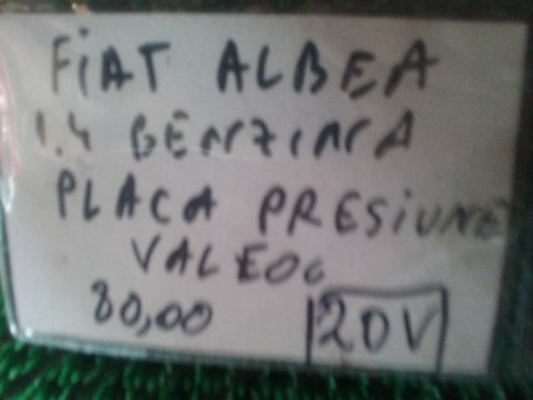 Placa presiune Valeo Fiat Albea 1.4 benzina