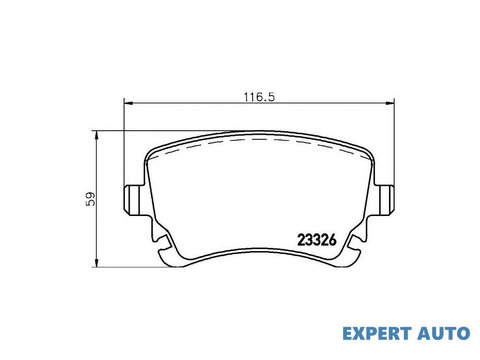 Placute de frana Audi AUDI A4 (8E2, B6) 2000-2004 #2 0252332617