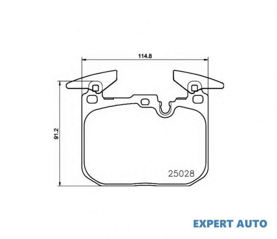 Placute de frana BMW i8 (2014->) [I12] #2 2502801