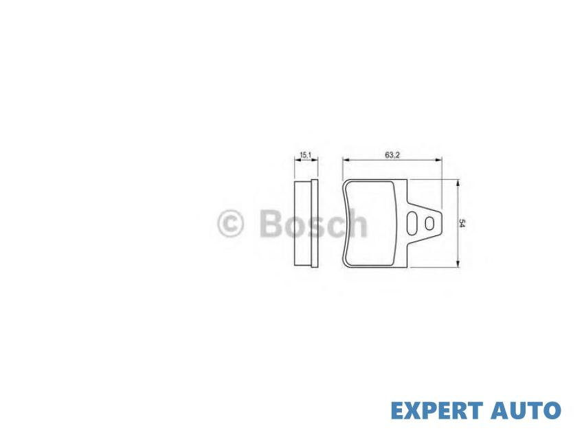 Placute de frana Citroen XANTIA Estate (X1) 1995-1998 #8 0986460958