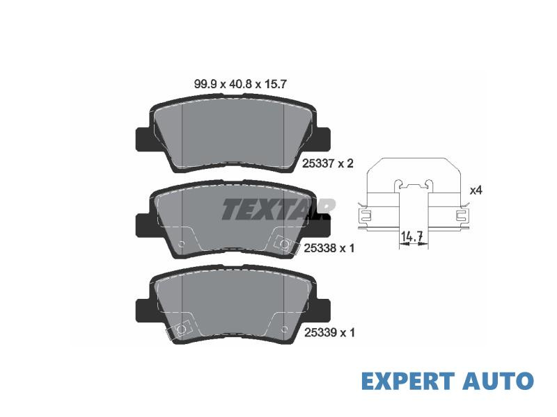 Placute de frana Kia RIO III limuzina (UB) 2010-2016 #2 05P1710