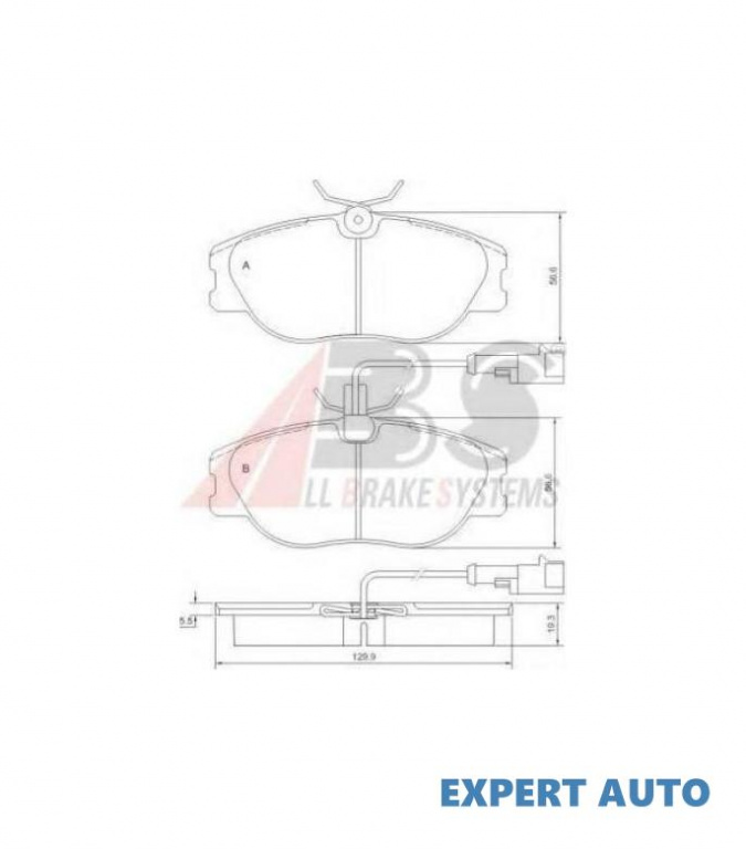 Placute de frana Lancia KAPPA cupe (838) 1996-2001 #8 030512