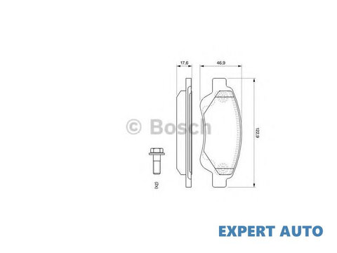 Placute de frana Peugeot 107 2005-2016 #3 044650H020