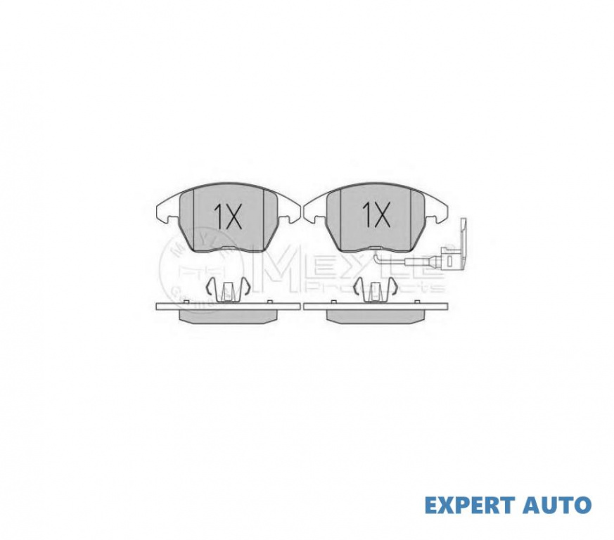 Placute de frana Volkswagen VW POLO (6R, 6C) 2009-2016 #2 0252358720
