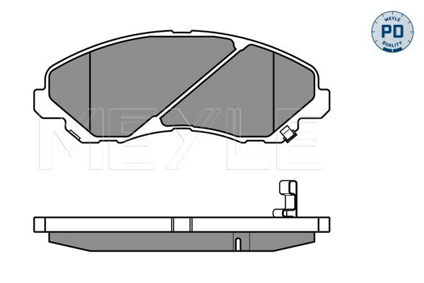 Placute frana 025 235 8416 PD MEYLE pentru Mitsubishi Galant Mitsubishi Lancer Mitsubishi Cedia