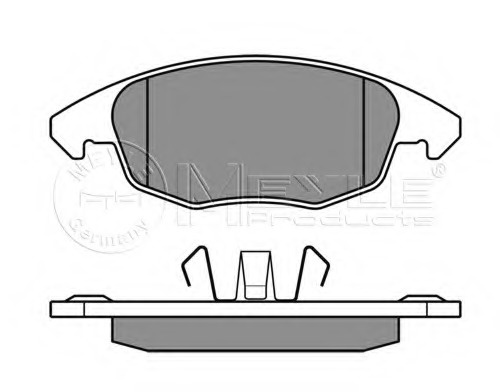 Placute frana 025 245 3818 MEYLE pentru Peugeot 5008 CitroEn C4 CitroEn Berlingo Peugeot Grand Peugeot Partner Peugeot Ranch CitroEn Ds5