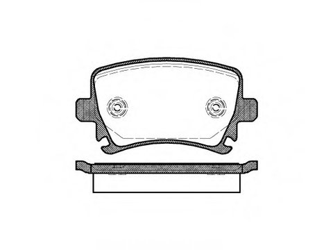 Placute frana 21031 00 ROADHOUSE pentru Vw Passat Seat Alhambra Seat Leon Vw Caddy Skoda Octavia Skoda Superb Vw Sharan Audi A3 Vw Golf Vw Jetta Audi Tt Skoda Laura Vw Tiguan Vw Vento Vw Cc Audi A6 Vw Touran