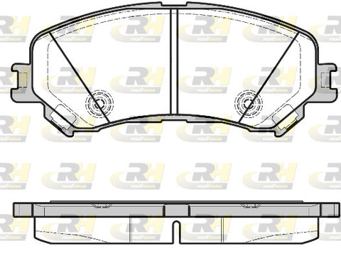 Placute frana 21318 20 ROADHOUSE pentru Renault Espace Renault Megane Renault Talisman Renault ScEnic Renault Grand