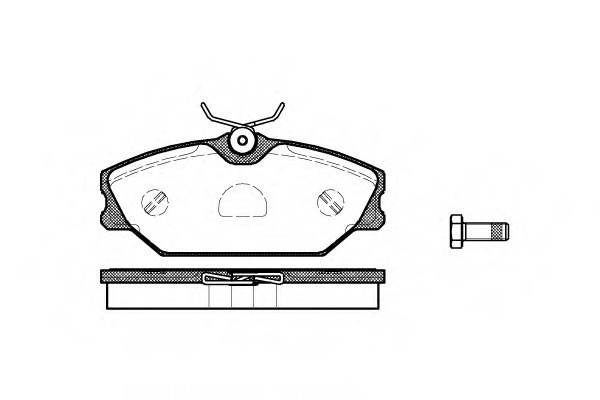 Placute frana 2208 00 ROADHOUSE pentru Renault Megane Renault Laguna Renault Safrane Renault ScEnic