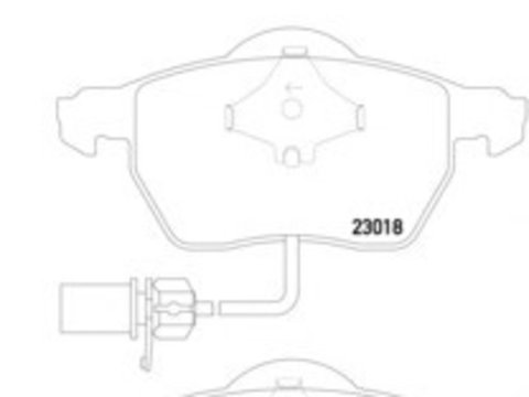 Placute frana 2301802 TEXTAR pentru Vw Passat Audi A6 Audi A4