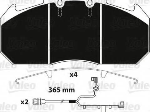 Placute frana 882220 VALEO pentru Skoda Octavia