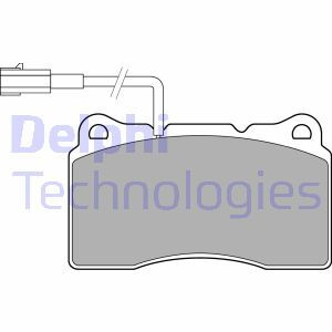 Placute frana # Alfa romeo Giulietta 2010 2011 2012 2013 2014 2015 2016 2017 2018 2019 2020 2021 2022 2023 2024 2025 # LP3157 # DELPHI