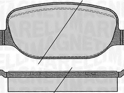 Placute frana ALFA ROMEO GIULIETTA 940 MAGNETI MARELLI 363916060425