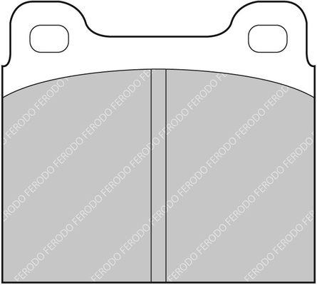 Placute frana # Alfa romeo Gt 1966 1967 1968 1969 1970 1971 1972 1973 1974 1975 1976 1977 # FCP2H # FERODO RACING