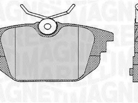 Placute frana ALFA ROMEO GT 937 MAGNETI MARELLI 363916060106