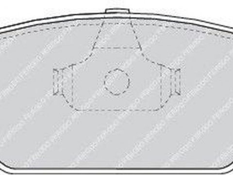 Placute frana AUDI A3 8L1 FERODO FDB1094